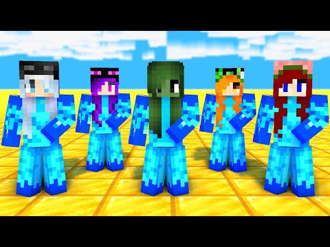 MONSTER SCHOOL : SIMPLE DIMPLE ICE MONSTER GIRLS - MINECRAFT ANIMATION