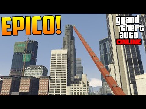 ULTRA MEGA RAMPA!! + FINAL EPICO!! - Gameplay GTA 5 Online Funny Moments (Carrera GTA V PS4)