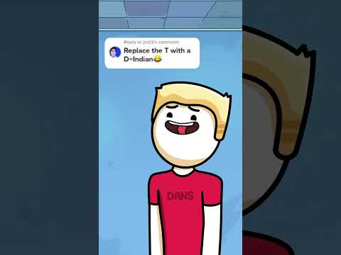 Replace the T with a D Equals Indian (animation meme) #shorts
