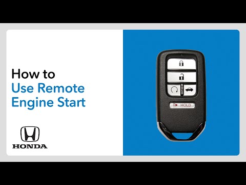 How to Use Remote Engine Start