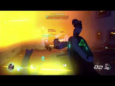 Overwatch Beta gameplay pt35 - Mexican Wall of Defense