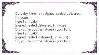 Human Nature - Signed Sealed Delivered I&#39;m Yours Lyrics