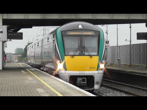 Irish Rail 22000 Class Intercity Trains x 2 - Adamstown Station, Dublin