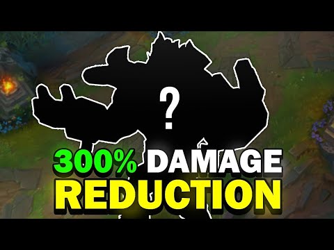 This is the ONLY champion that can Reduce your Damage by 300% (Nullify all Damage)