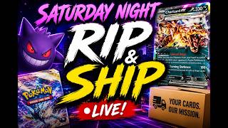 🔥 SATURDAY NIGHT RIP & SHIP LIVE! Ascended Heroes + MORE🔥 Big Hits and FREE Pokémon Packs!