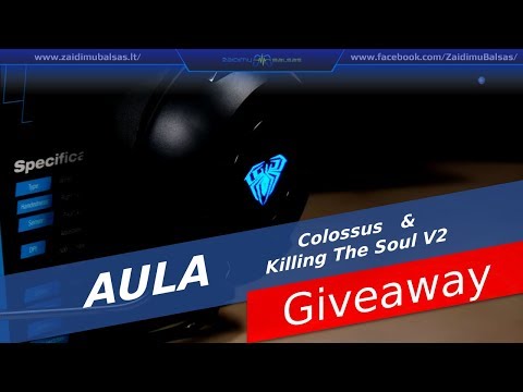 Žaidimų pelė AULA Killing the Soul V2, su pašvietimu video