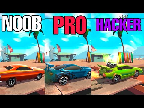 NOOB vs PRO vs HACKER in Stunt Car Extreme