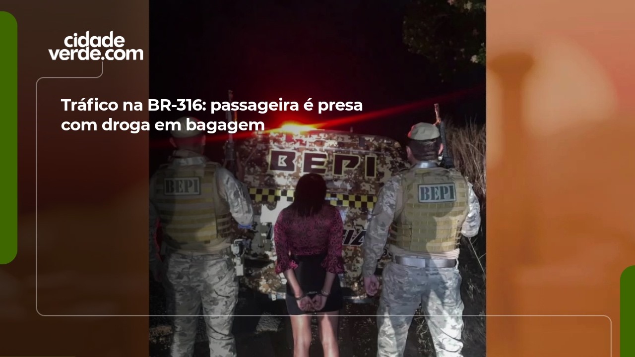 Tráfico na BR-316: passageira é presa com droga em bagagem - Notícia da ...
