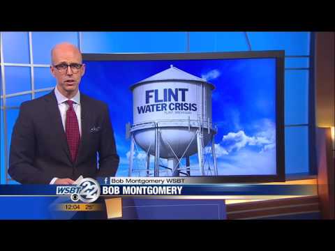 South Bend volunteers donating bottled water to Flint