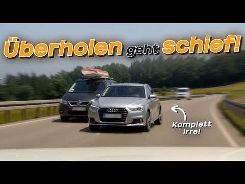 Suicidal overtaking, driving on a whim, and an ignorant Mercedes driver | #GERMAN #DASHCAM | #337
