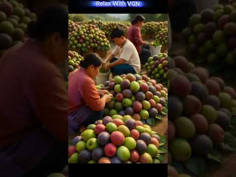 Relax With VGN: Absolute Relaxation When Harvesting Ripe Fruit Garden 🍓🍊