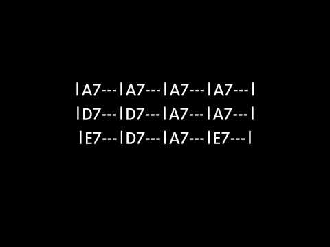 Blues Backing Track in A 170bpm