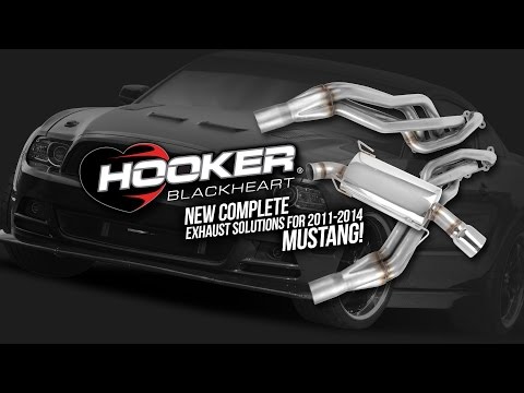 Hooker Blackheart - 2011-2014 Ford Mustang GT V8-5.0L Exhaust