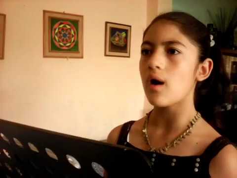 Hymne à la nuit. Jean Phillippe Rameau. Canta Astrid Aurora (11 años).