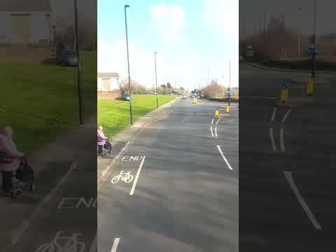 route visual 62 from four lane ends to Killingworth stagecoach 10649 an enviro 400 mmc