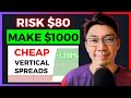 Trading CHEAP Vertical Spreads For A Living (Under $100 Risk)