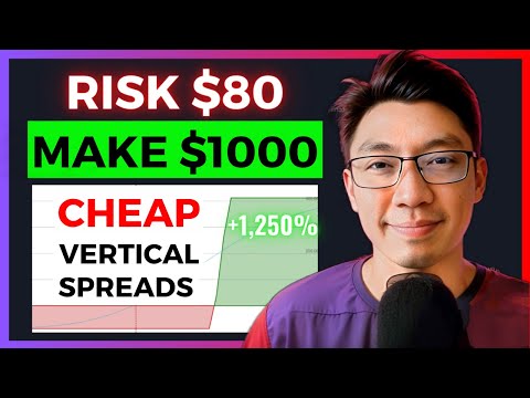 Video thumbnail for Trading CHEAP Vertical Spreads For A Living (Under $100 Risk)