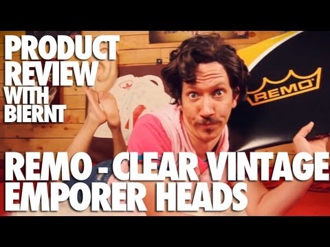 Product Review with Biernt - Remo Clear Vintage Emperor Drumheads