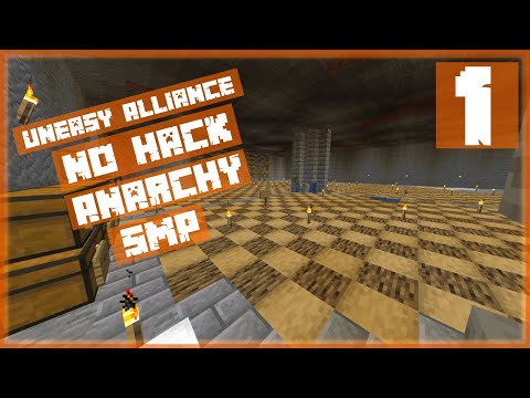Minecraft No-Hack Anarchy SMP,  The Journey Of Three Friends!