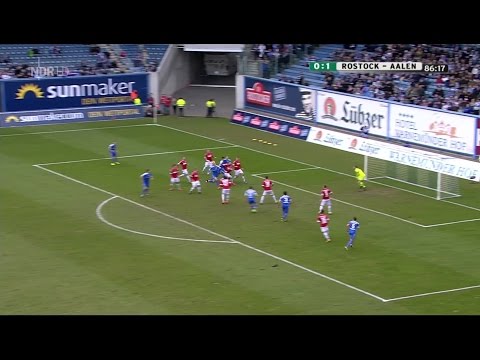Hansa Rostock gegen VfR Aalen - 25. Spieltag 16/17 - Tore & Interviews