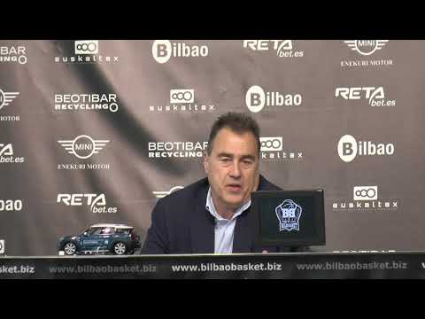 Rueda de prensa de Gustavo Aranzana (RETAbet Bilbao Basket 87-59 Leyma Coruña)