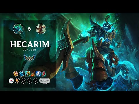 Hecarim Jungle vs Nidalee - KR Challenger Patch 12.11