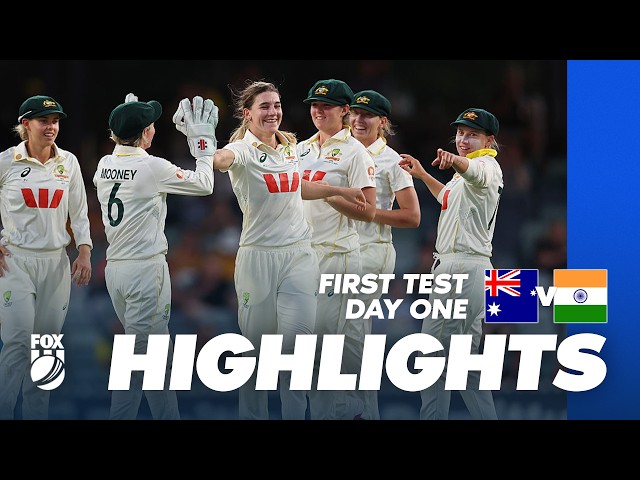 Australia vs India: Full Match Highlights | Day One, First Test 06/03/2026 / Fox Cricket