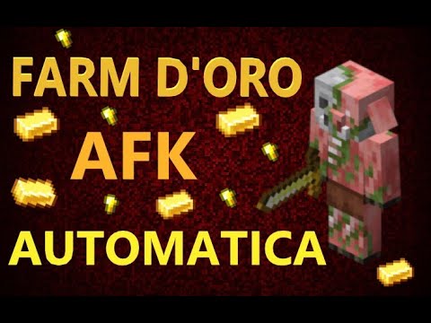 [1.20+] FARM D' ORO AUTOMATICA AFK - NO NETHER!