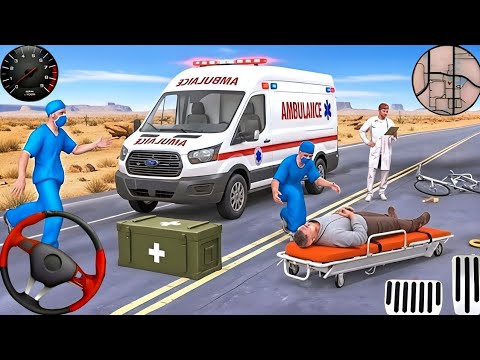 Ambulance City Rescue Simulator 3D Game - 911 US Emergency Ambulance Driving 3D - Android Gameplay