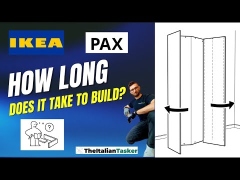 How Long Does It Take to Build a new model  IKEA PAX Wardrobe?