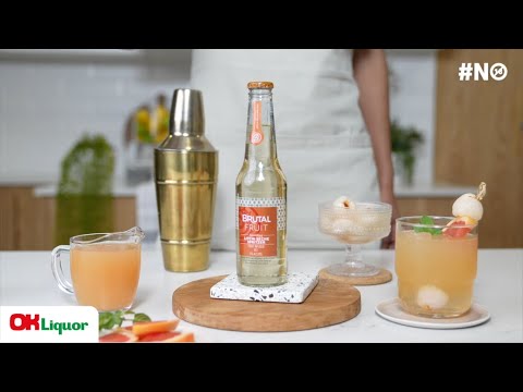The refreshing Grapefruit & Litchi Spritzer cocktail