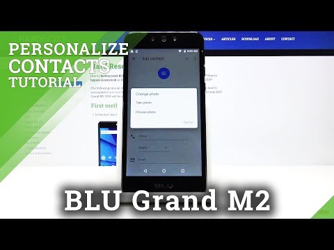 How to Add Photo to Contact in BLU Grand M2 – Personalize Contact