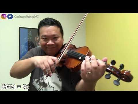 Gavotte from "Mignon" | Slow Practice | Suzuki Violin Book 2