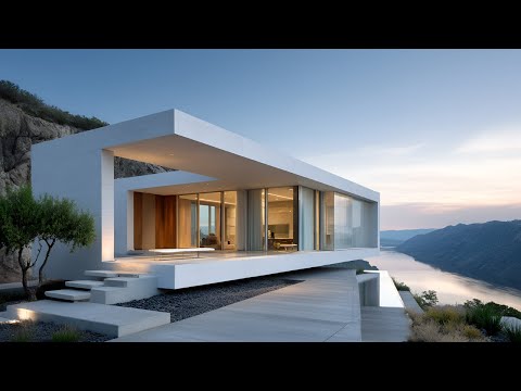 Inside a Stunning Cliffside Minimalist Home | Extreme Modern Architecture