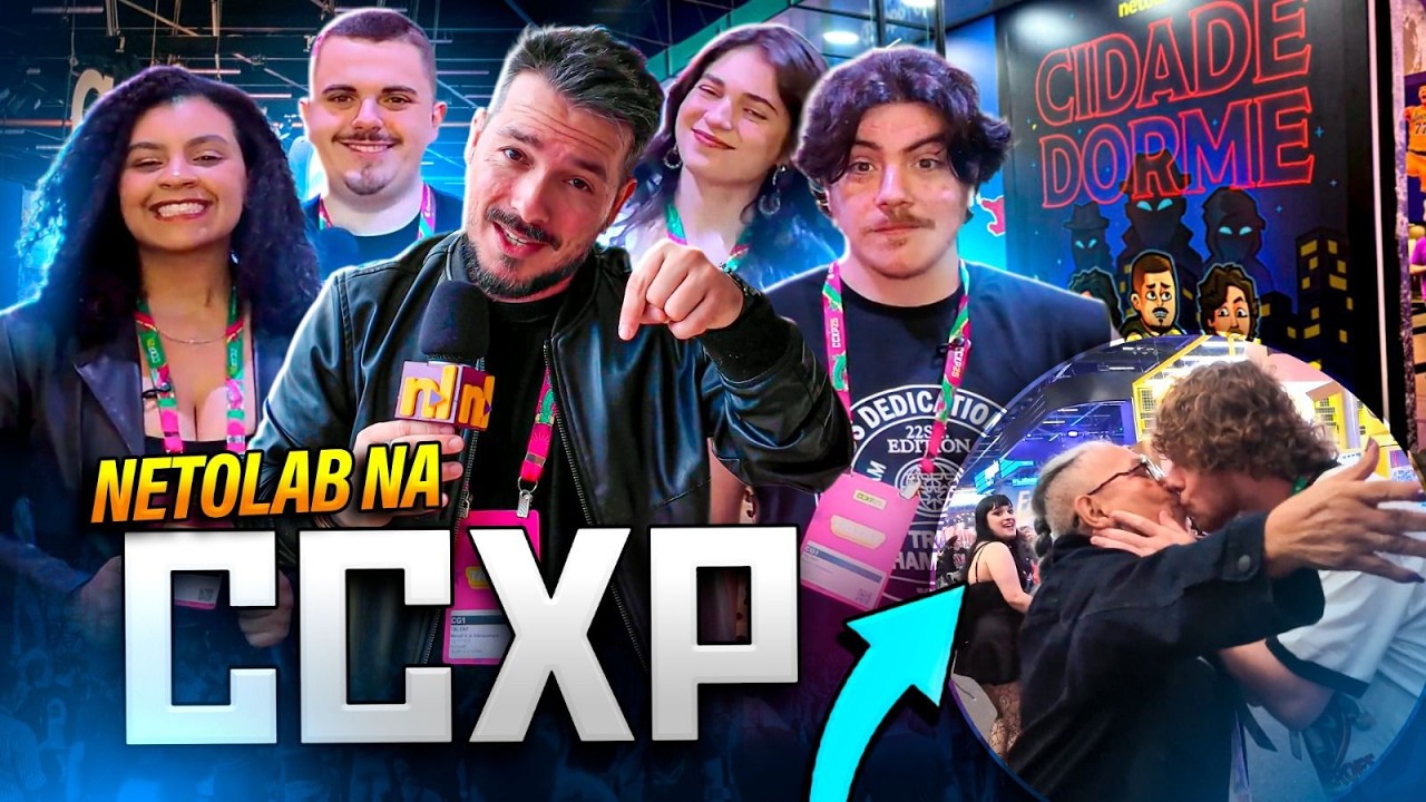 A NETOLAB INVADIU A CCXP 2025