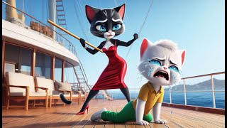How The betrayal of the cat father and the revenge plan of the kitten💪🏻💥 #ai #story #catshorts#aicat