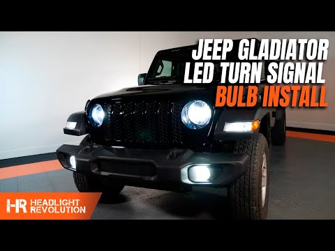 Jeep Gladiator Front LED Turn Signal Bulb Upgrade