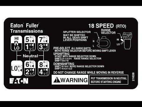 Easy as - Road Ranger 18 Speed Transmission how to change gears everytime