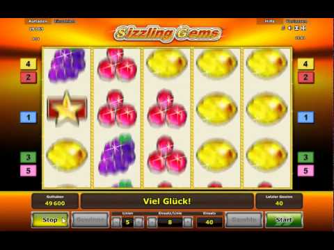Sizzling Gems kostenlos spielen - Novoline / Novomatic