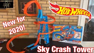 NEW!! Hot Wheels Sky Crash Tower Track Set!