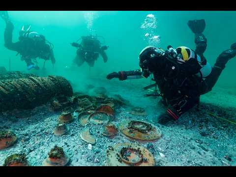 See the 2,000-Year-Old Ancient Roman Cargo From an Accidental Shipwreck Discovered at the Bottom of a Lake in Switzerland