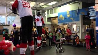 The Hockey Guys at the PoCo Rec  Complex Canada Sports Day Nov  2013