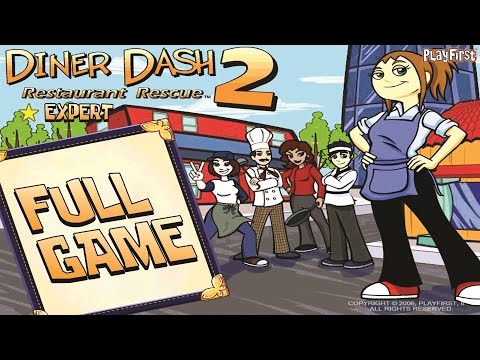 Diner Dash 2: Restaurant Rescue (PC) - Full Game 1080p60 HD Walkthrough - No Commentary