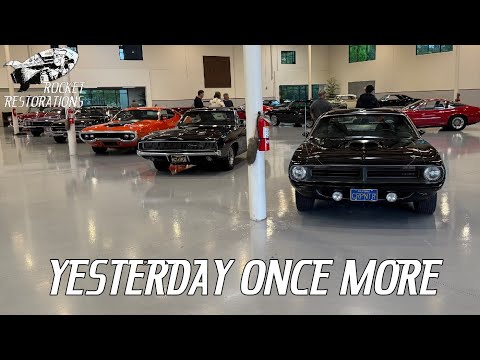 A Visit To The Richard Carpenter Collection - Fins Everywhere! - Original Owner 1970 Cuda 6 Barrel!