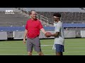 Peyton Manning Runs Routes with Deion & Shedeur Sanders