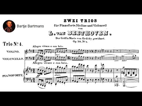 Beethoven - Piano Trio, No. 5, Op. 70, No. 1 "Ghost" (1808)