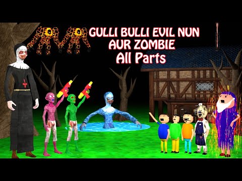 GULLI BULLI EVIL NUN AUR ZOMBIE (FULL EPISODE) | GULLI BULLI CARTOON | MUMMY HORROR STORY | BABA