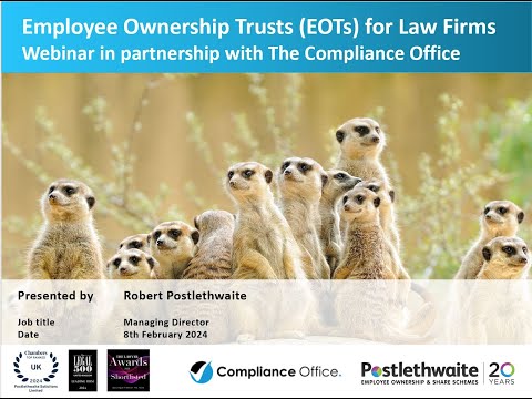 Employee Ownership Trusts (EOTs) - the best law firm succession solution you’ve never heard of?