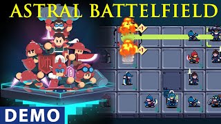 Turn-based Sci-fi theme Board game | Astral Battlefield demo gameplay