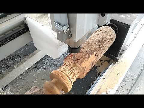 4 axis wood cnc engraving and cutting machine with rotary axis